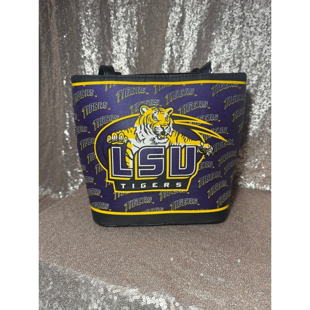 LSU Tigers Game Day Tote Bag - All-Over Print Shoulder Bag
